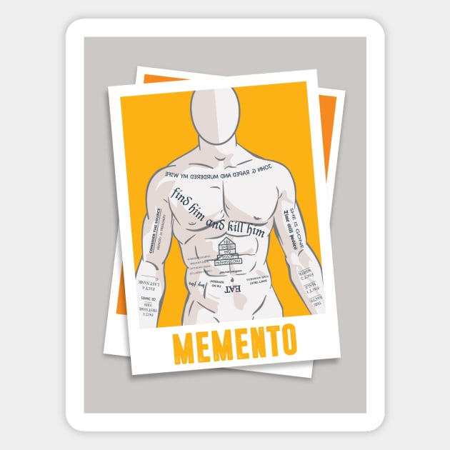 Memento - Alternative Movie Poster Magnet by MoviePosterBoy